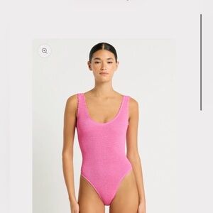 BRAND NEW NWT Bond-Eye Australia - Mara One Piece Swimsuit PINK ONE SIZE